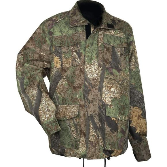 Hunting Jacket Water Resistant Invisible Camo Hunting Jacket for the Big & Tall - Picture 2 of 4